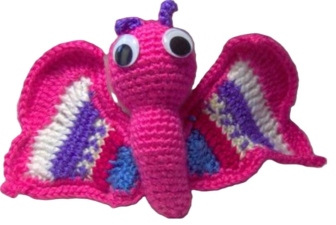 Free Crochet Pattern - Amigurumi Butterfly