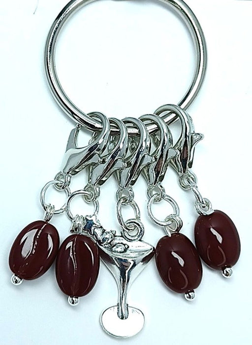 Charm - Espresso Martini Stitch Markers