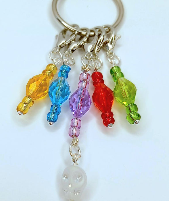 Fine Crystal Choose A Charm Rainbow Stitch Markers