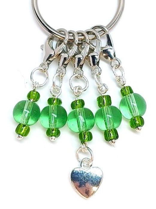 Heart Charm - Green