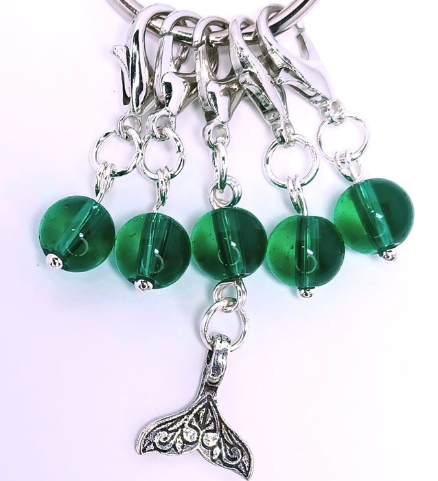 Mermaid Tail Charm - Green