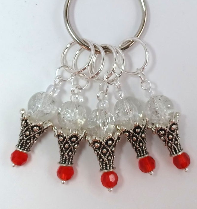 Holiday - Red & Clear Harlequin