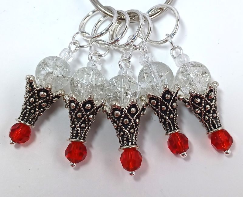 Holiday - Red & Clear Harlequin