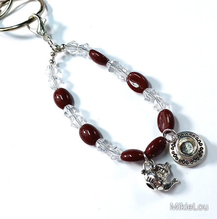 MikieLou Bag Charm Suncatcher - Coffee