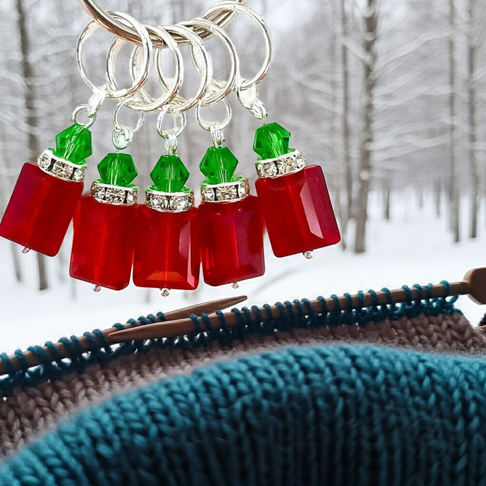 Holiday Presents - Red Cushion